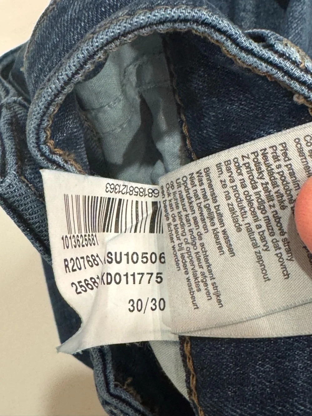 Mavi dark wash women's jeans in a bootcut or straight-leg style size 30/30